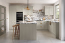 Bella Rowen kitchen door in Supermatt Oatmeal/Taupe Grey finish