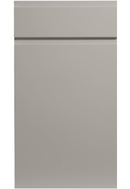 Gray cabinet door on a white background