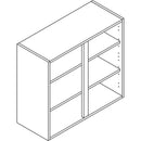 Clicbox Tall Wall Kitchen Cabinet 800mm