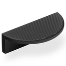 Barrington Eclipse Ribbed Kitchen Handle | Matt Black