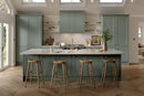 Bella Tullymore kitchen door in Supermatt Sage Green finish