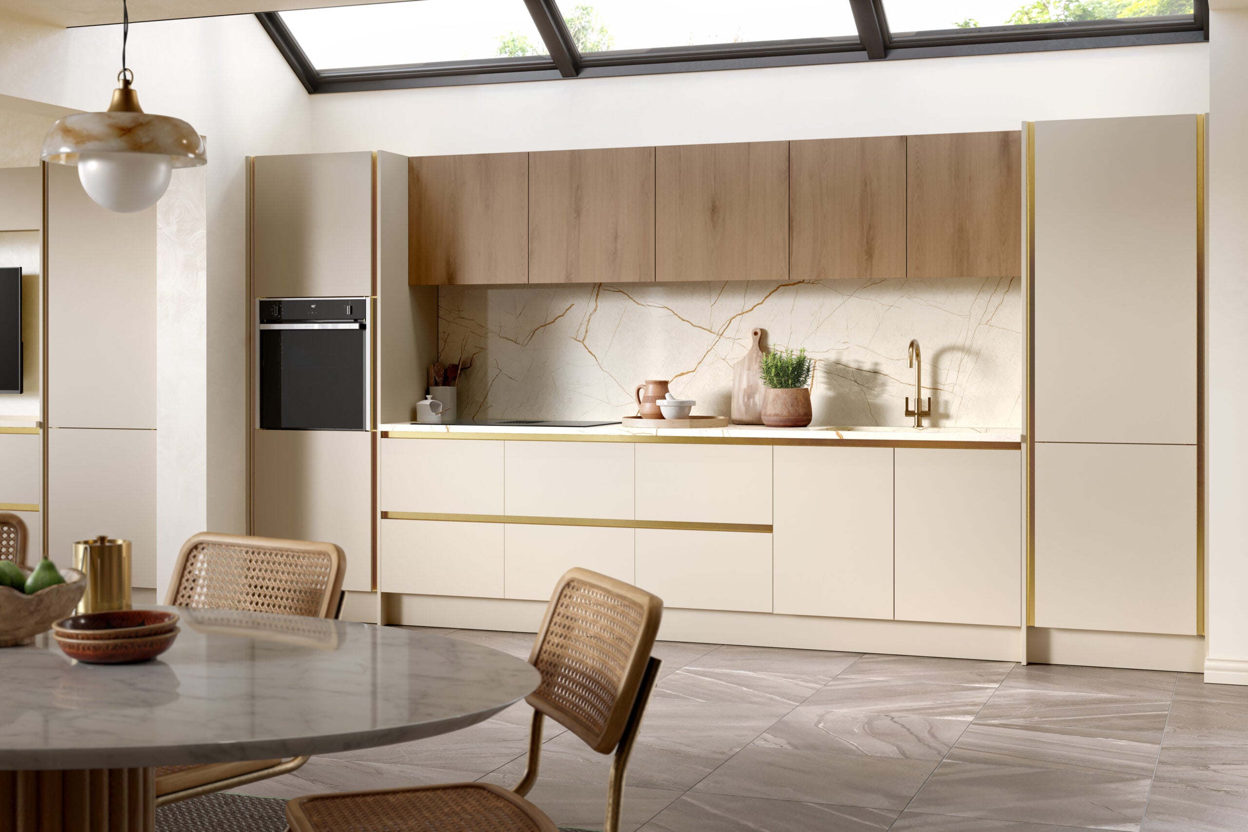 Venice Kitchen Doors | Supermatt Misty Blue