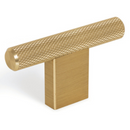 Graf T-Knob Kitchen Handle | Brushed Brass