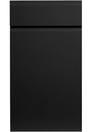 Bella Knebworth Supermatt Black Kitchen Door