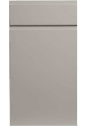 Gray cabinet door on a white background