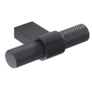 Knurled T-Knob Kitchen Handle | Matt Black