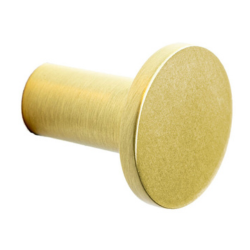 Lloyd Knob Kitchen Handle | Brushed Brass