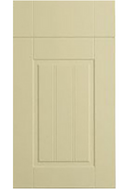 Beige cabinet door with a subtle pattern on a white background