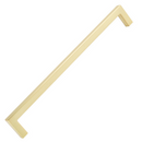 Square D Kitchen 328 Handle | Brushed Brass