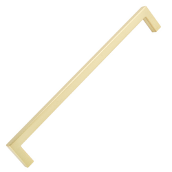 Square D Kitchen 328 Handle | Brushed Brass