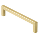 Square D Kitchen 136 Handle | Brushed Brass