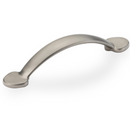 Trafalgar Bow Kitchen Handle | Dull Nickel
