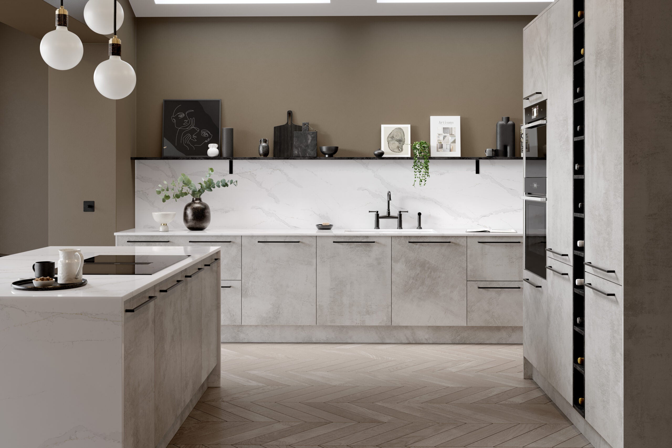Valore Slab Door | Ossido Grigio Artstone