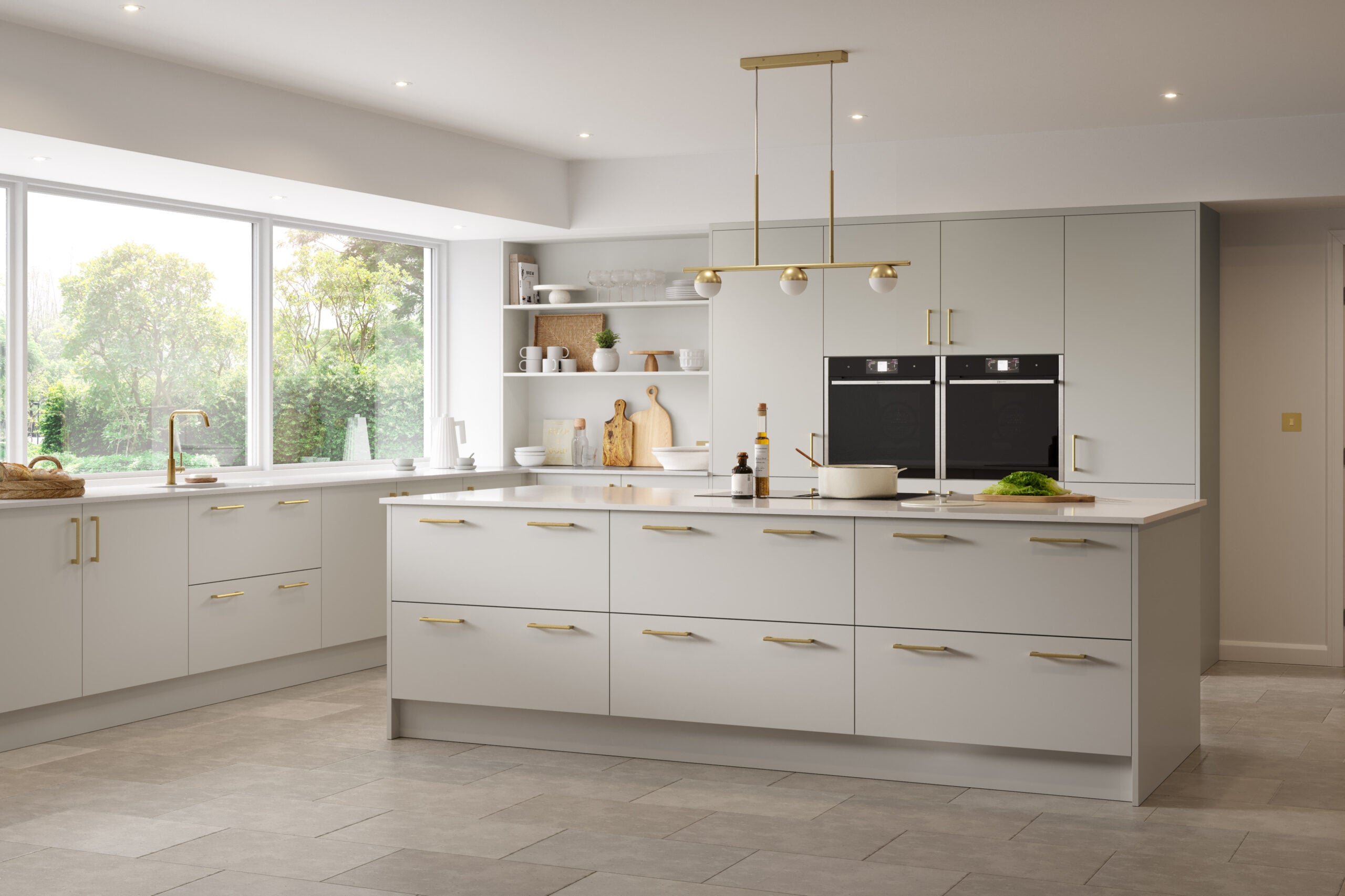 Valore Slab Door | Matt Cashmere