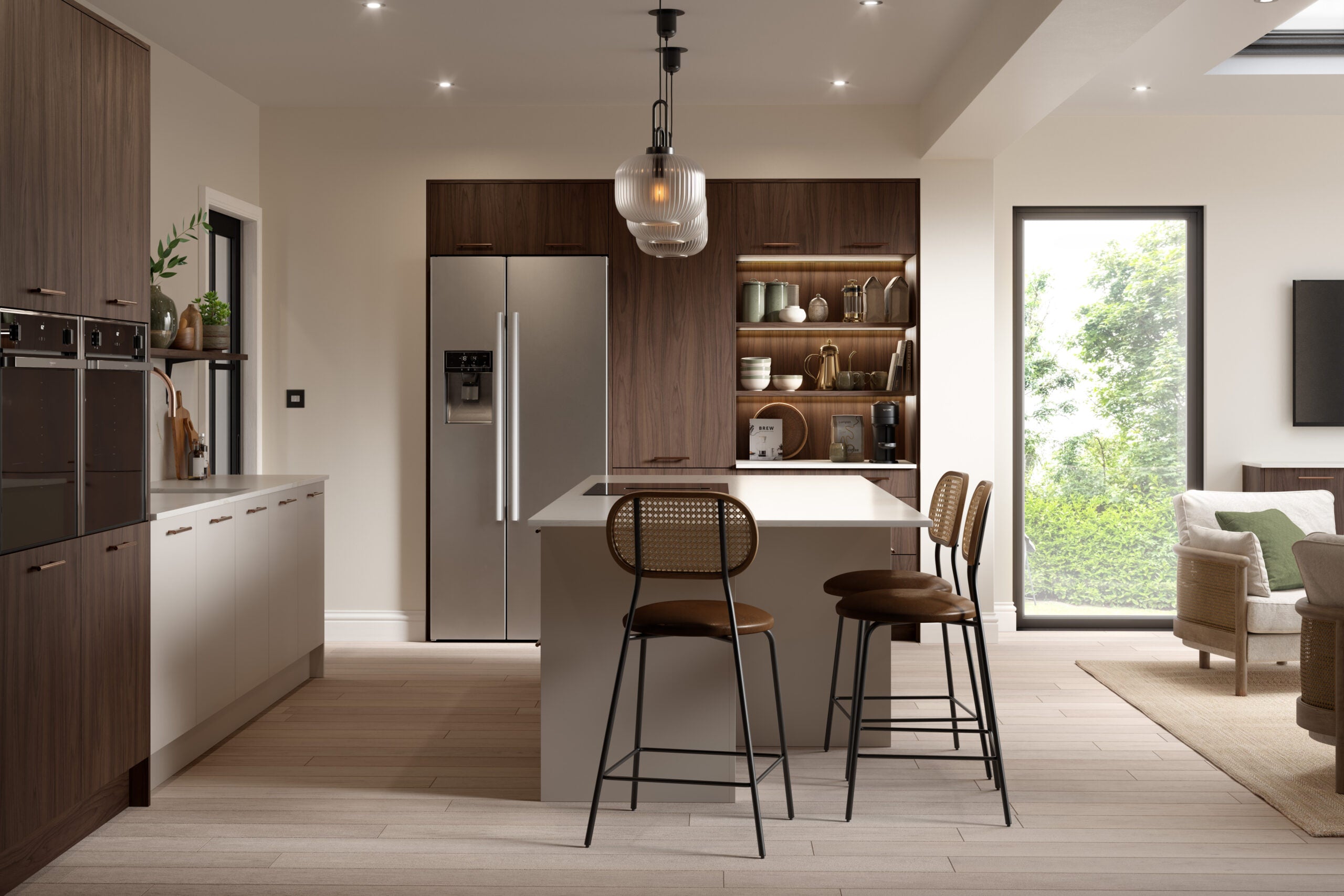 Valore Slab Door | Vanguard Walnut