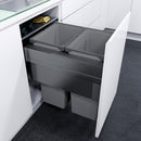 Pull Out Waste Bin | 500mm | Lava Grey