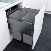 Pull Out Waste Bin | 600mm | Lava Grey