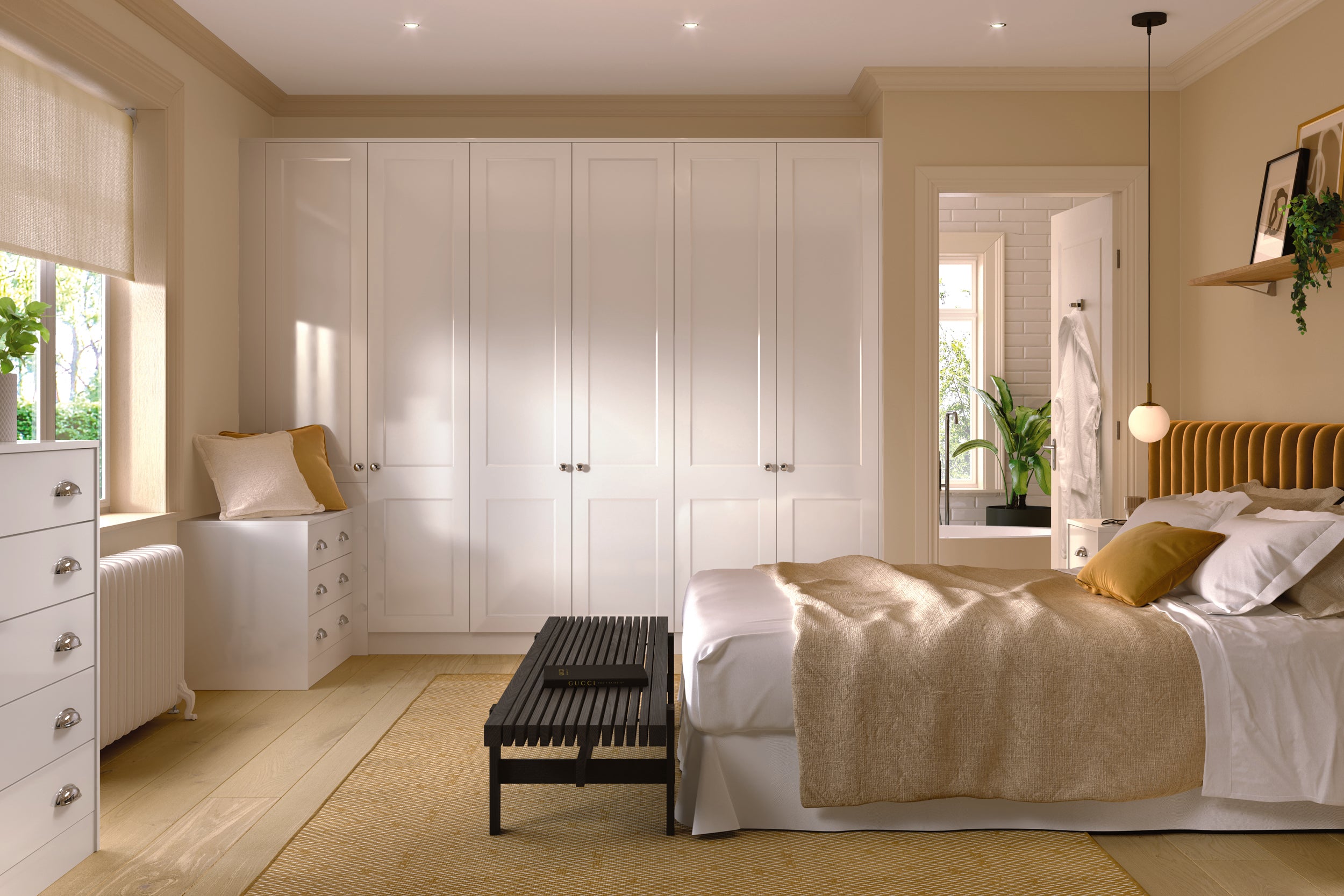Richmond Bedroom Doors | Supermatt Taupe Grey