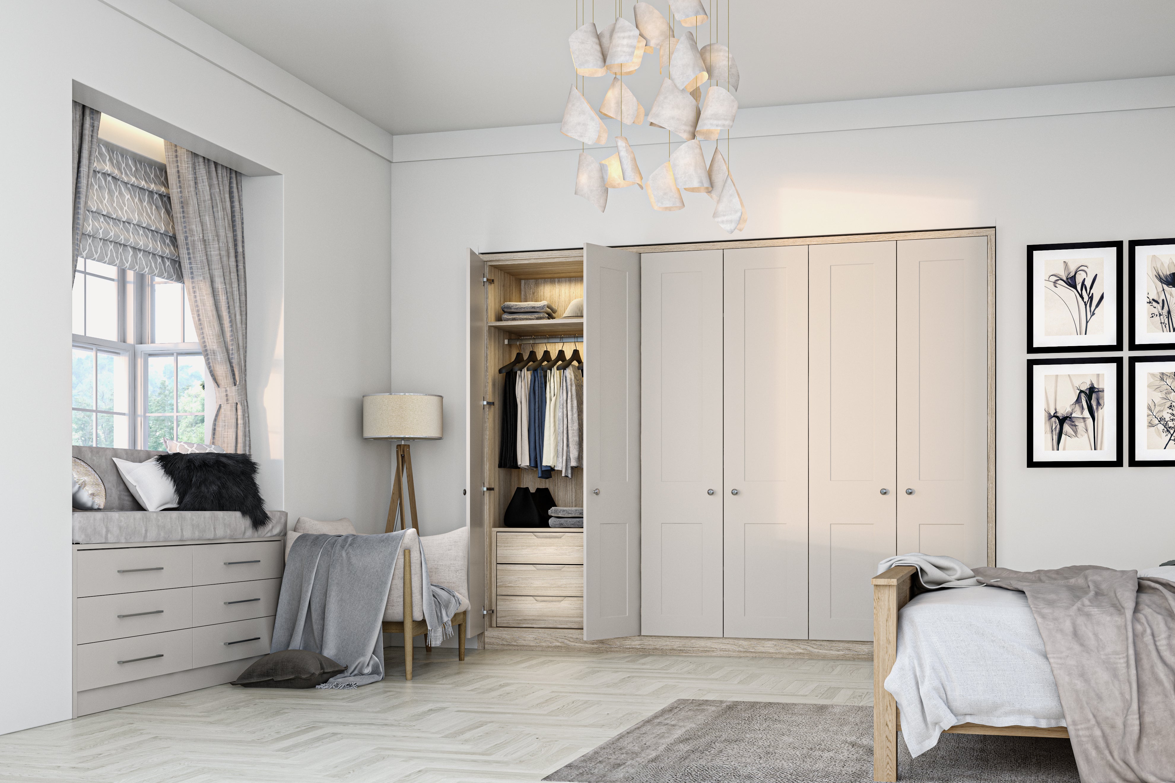 Carrick Kitchen Doors | Supermatt Alabaster