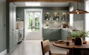 Bella Carlton kitchen door in Supermatt Sage Green finish