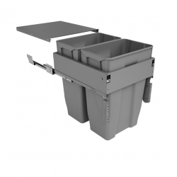 500 Pull Out Waste Bin | 70L | Anthracite