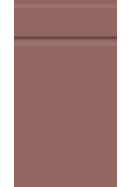 Bella Knebworth Supermatt Rusty Red Kitchen Door