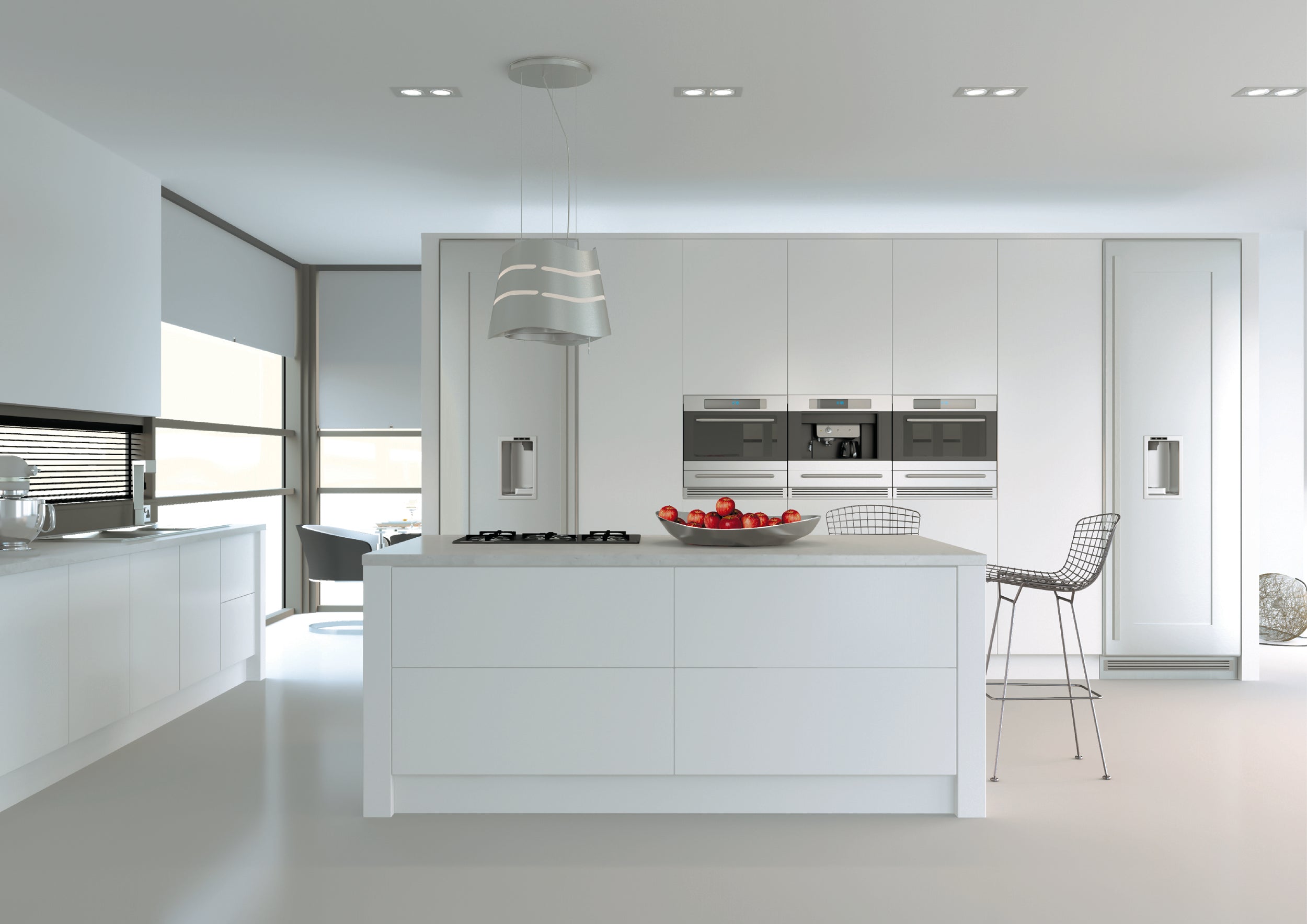 Venice Kitchen Doors | Supermatt Misty Blue