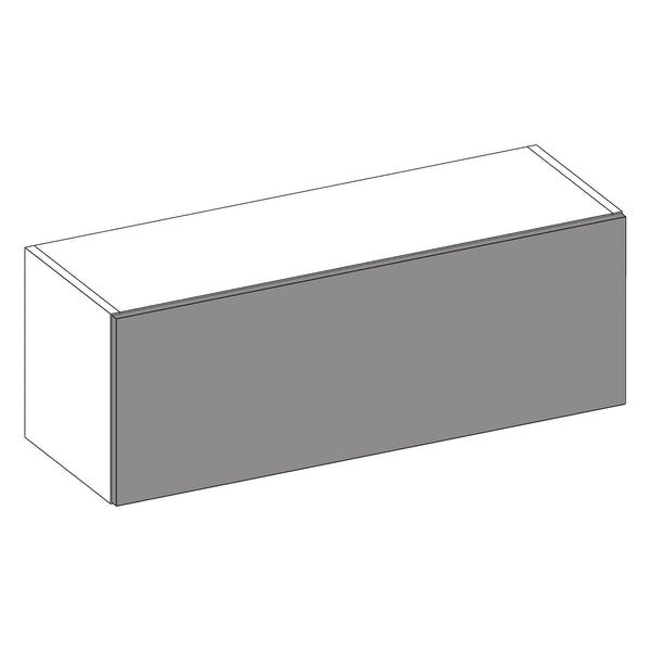 Firbeck Supermatt Graphite | White Bridging Wall Cabinet | 1000mm (MTO)