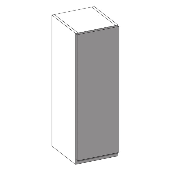 Jayline Supergloss Graphite | Light Grey Tall Wall Cabinet | 300mm
