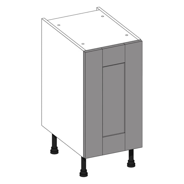 Wilton Oakgrain Dust Grey | Light Grey Base Cabinet | 400mm