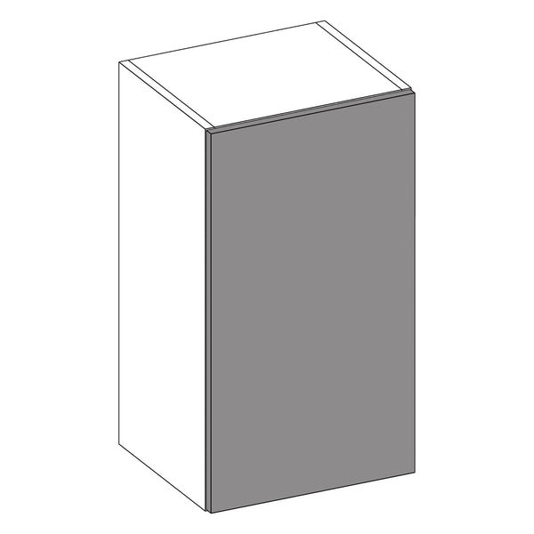 Firbeck Supergloss White | Light Grey Wall Cabinet | 400mm