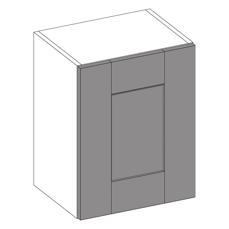 Wilton Oakgrain Dust Grey | Dust Grey Short Wall Cabinet | 450mm (MTO)