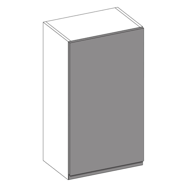 Jayline Supergloss Graphite | Light Grey Tall Wall Cabinet | 450mm (MTO)