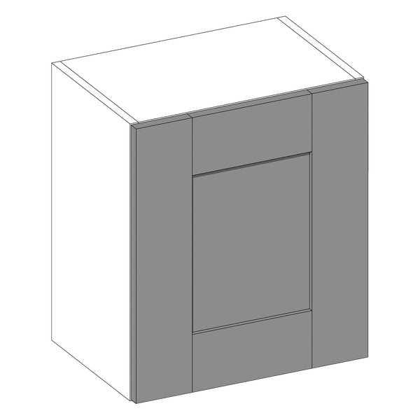 Wilton Oakgrain Light Grey | Anthracite Short Wall Cabinet | 500mm (MTO)