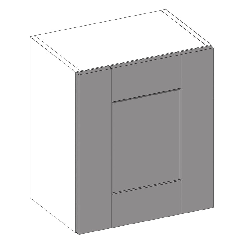 Wilton Oakgrain Light Grey | Light Grey Short Wall Cabinet | 500mm (MTO)