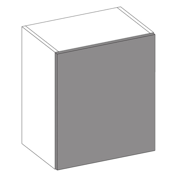Firbeck Supergloss Dust Grey | Light Grey Short Wall Cabinet | 500mm (MTO)