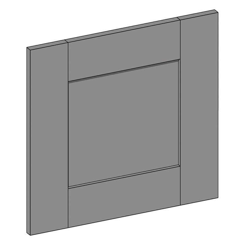 Wilton Oakgrain Light Grey | Integrated Appliance Door | 570x596mm