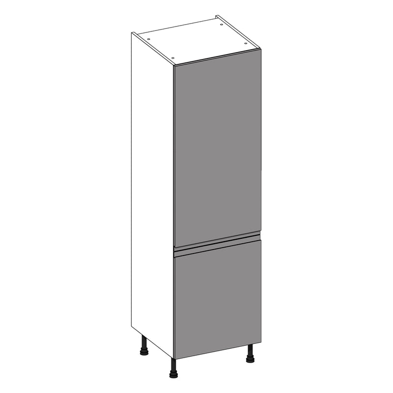 Jayline Supermatt White | Light Grey Larder Cabinet | 600mm