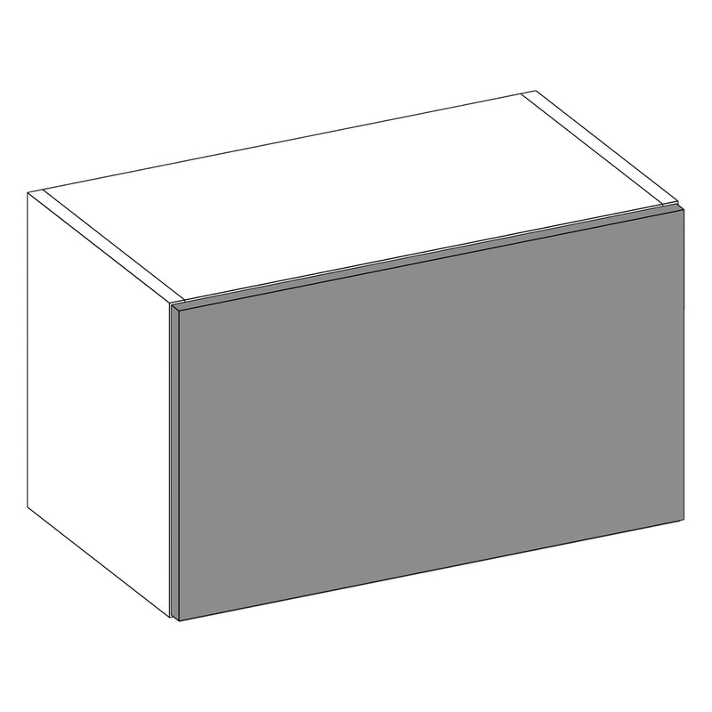 Firbeck Supermatt White | Anthracite Bridging Wall Cabinet | 600mm