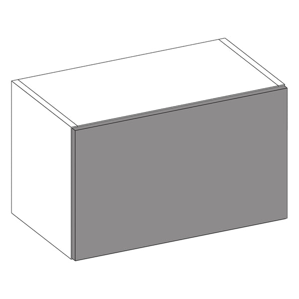 Firbeck Supergloss Light Grey | Anthracite Bridging Wall Cabinet | 600mm