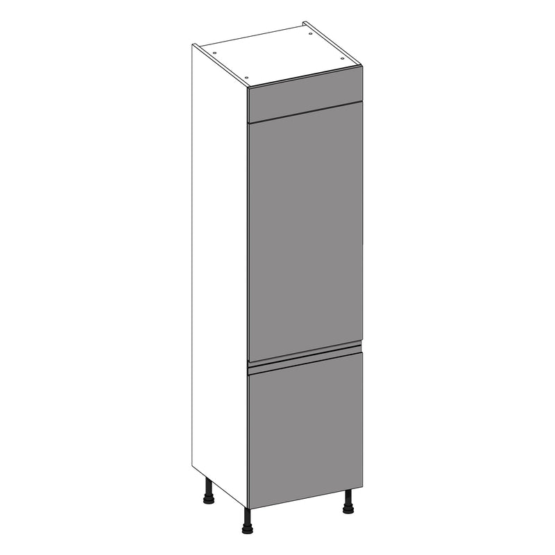 Jayline Supermatt Indigo Blue | White Tall 70/30 Fridge Freezer Housing | 600mm