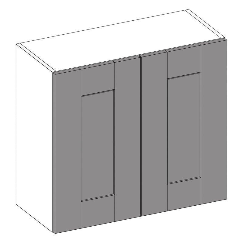 Wilton Oakgrain Light Grey | Light Grey Wall Cabinet | 800mm