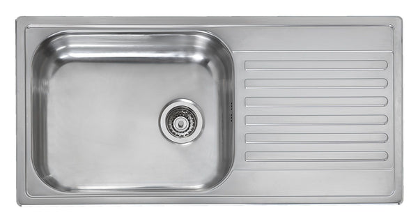 Reginox | Minister | Stainless Steel | Reversible 1.0 Bowl Inset Kitchen Sink