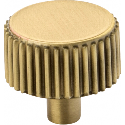 Barrington Kitchen Knob Handle | Brushed Satin Brass