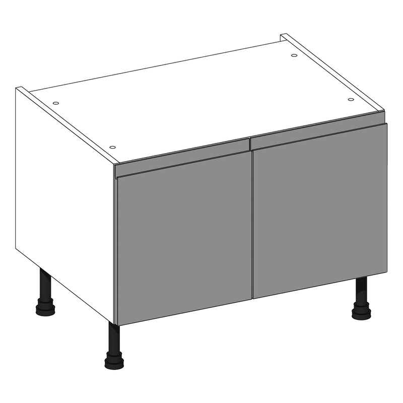 Jayline Supergloss Dust Grey | Light Grey Belfast Sink Base Cabinet | 800mm (MTO)