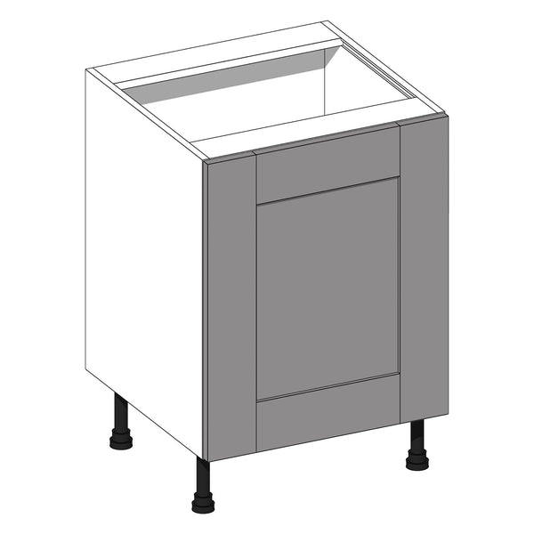 Wilton Oakgrain White | Light Grey Sink Base Cabinet | 600mm