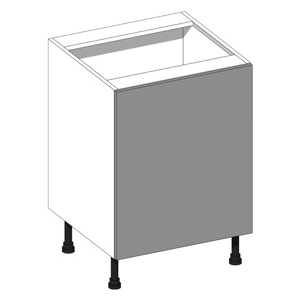 Firbeck Supermatt White | Dust Grey Sink Base Cabinet | 600mm