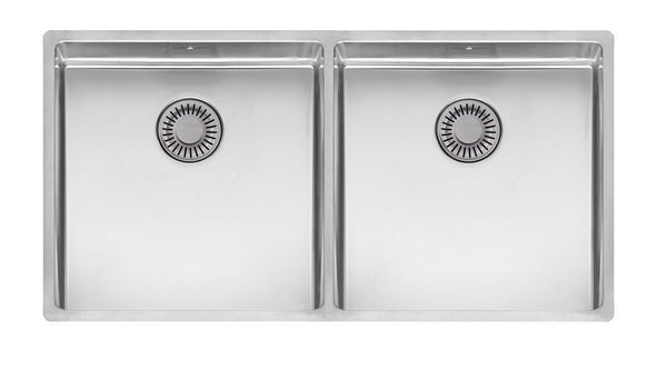 Reginox | New York 40 x 40 + 40 x 40 | Stainless Steel | Double Bowl Sink