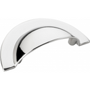 Trafalgar Cup Kitchen Handle | Polished Nickel