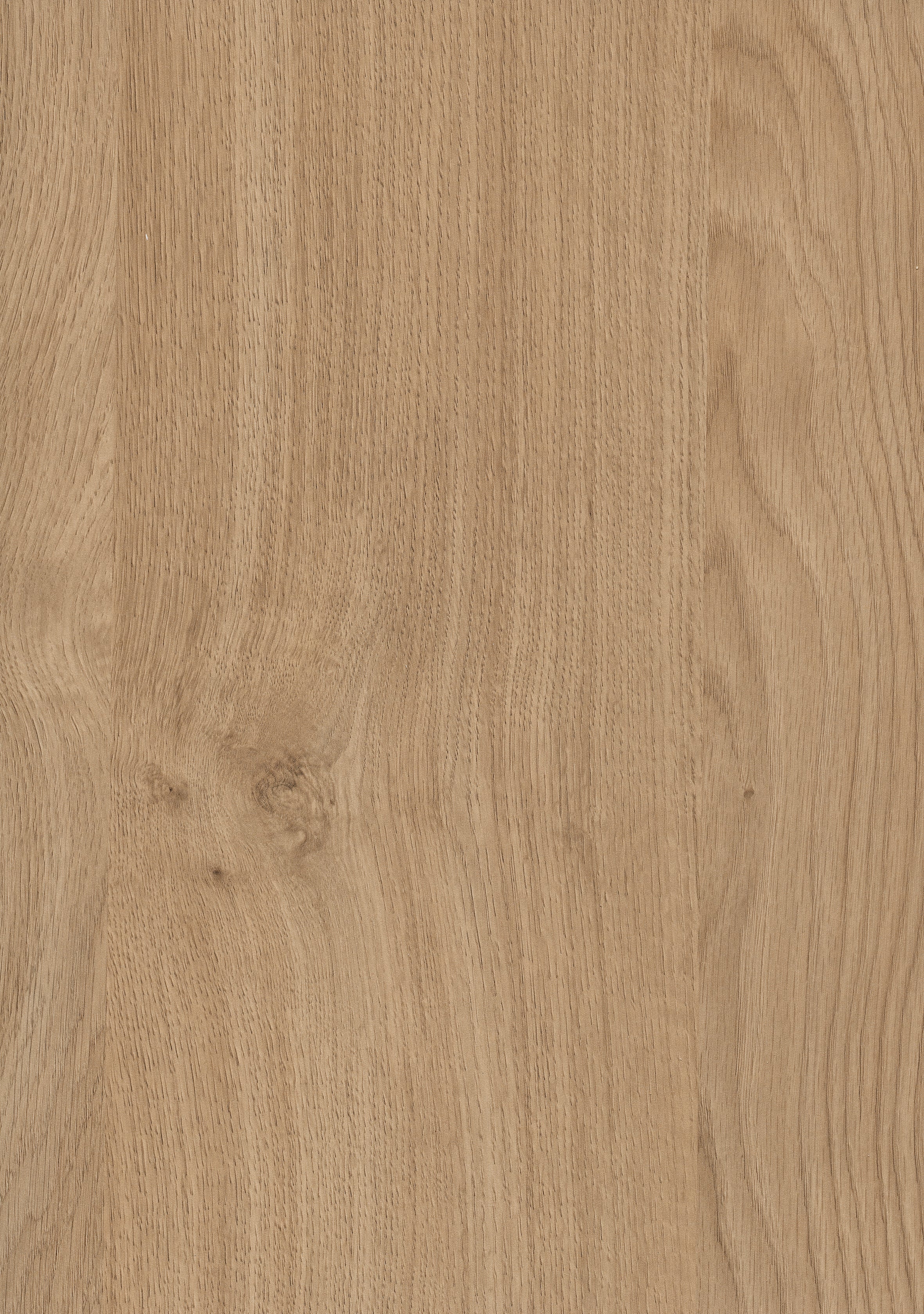 A textured natural kendal oak wood sample door with a flat slab style.